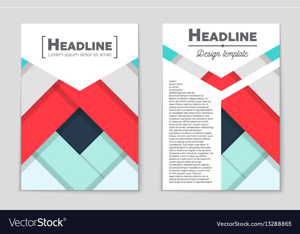 Abstract layout background set for art