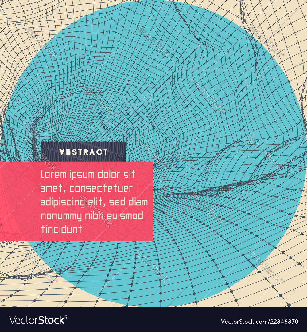 Abstract science technology background 3d grid