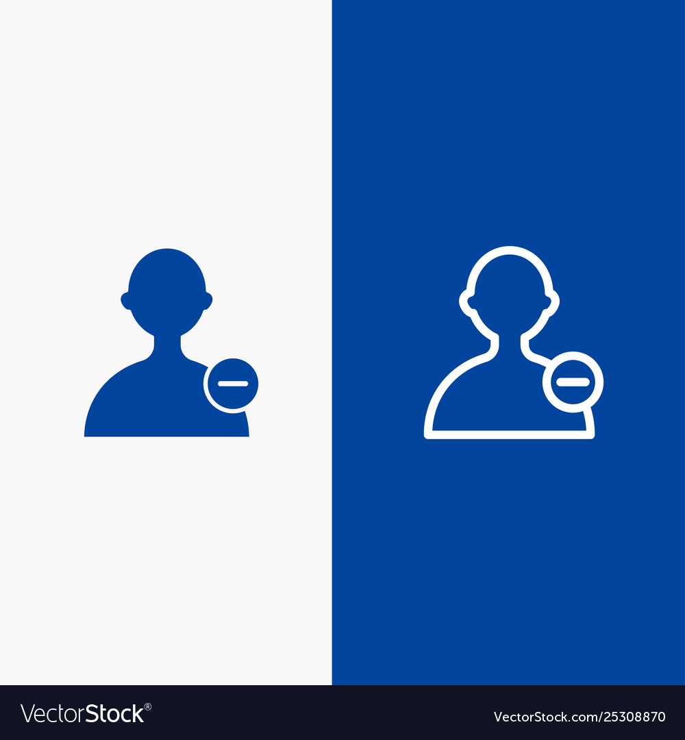 Basic interface user line and glyph solid icon vector image Basic interface user line and glyph solid icon