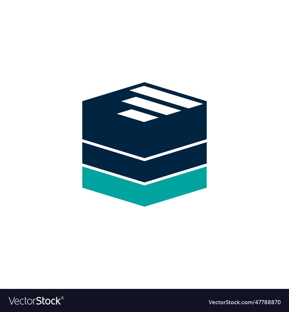 Database flat design icon