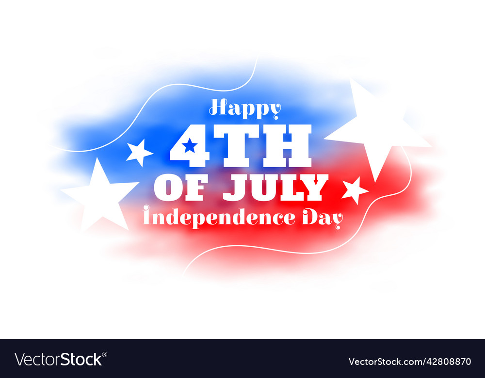Fourth of July Independence Day Flag