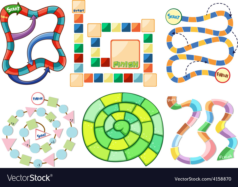 Game templates Royalty Free Vector Image - VectorStock