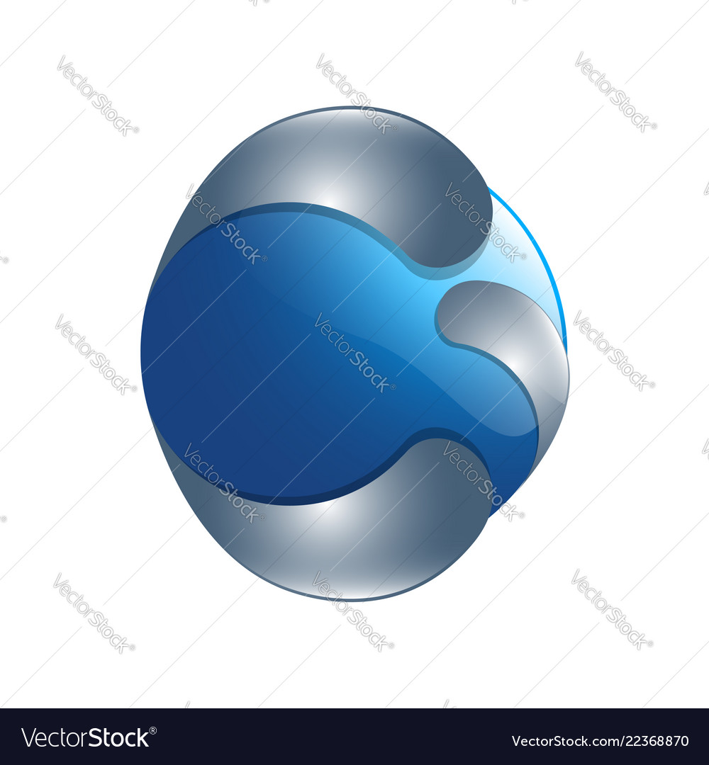 Global data planet logo design template negative