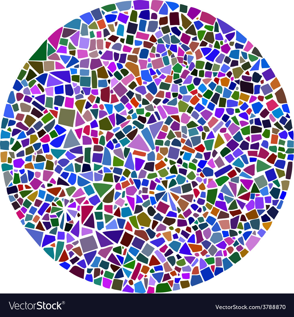 Iridescent Mosaic Pattern