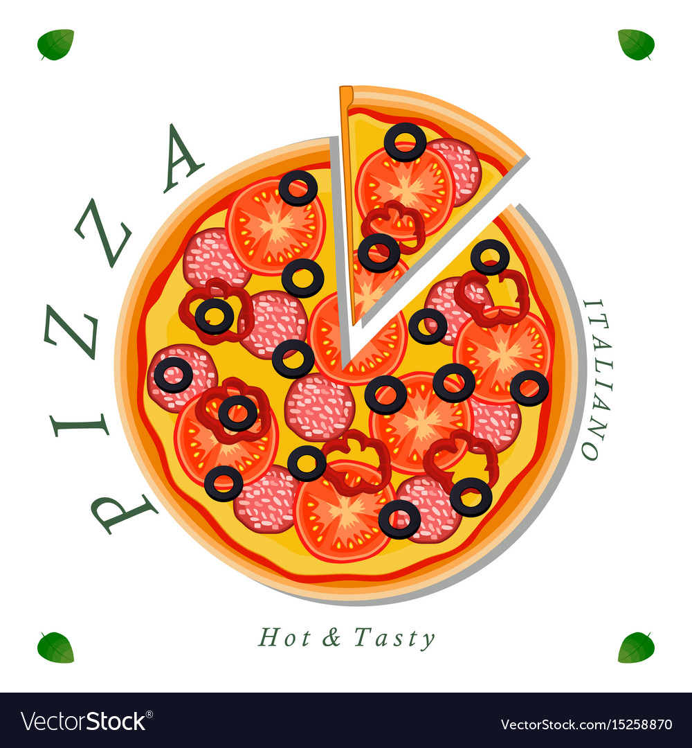 Pizza Royalty Free Vector Image - VectorStock