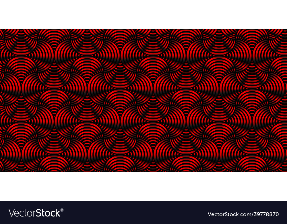 Red background with circle overlapping vector image Red background with circle overlapping