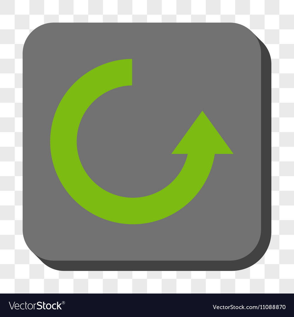 Rotate up rounded square button