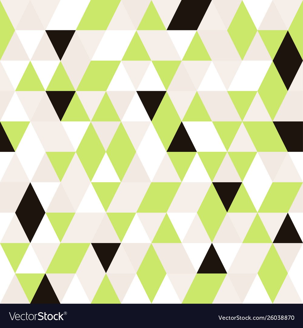 Seamless colorful abstract triangles pattern vector image Seamless colorful abstract triangles pattern