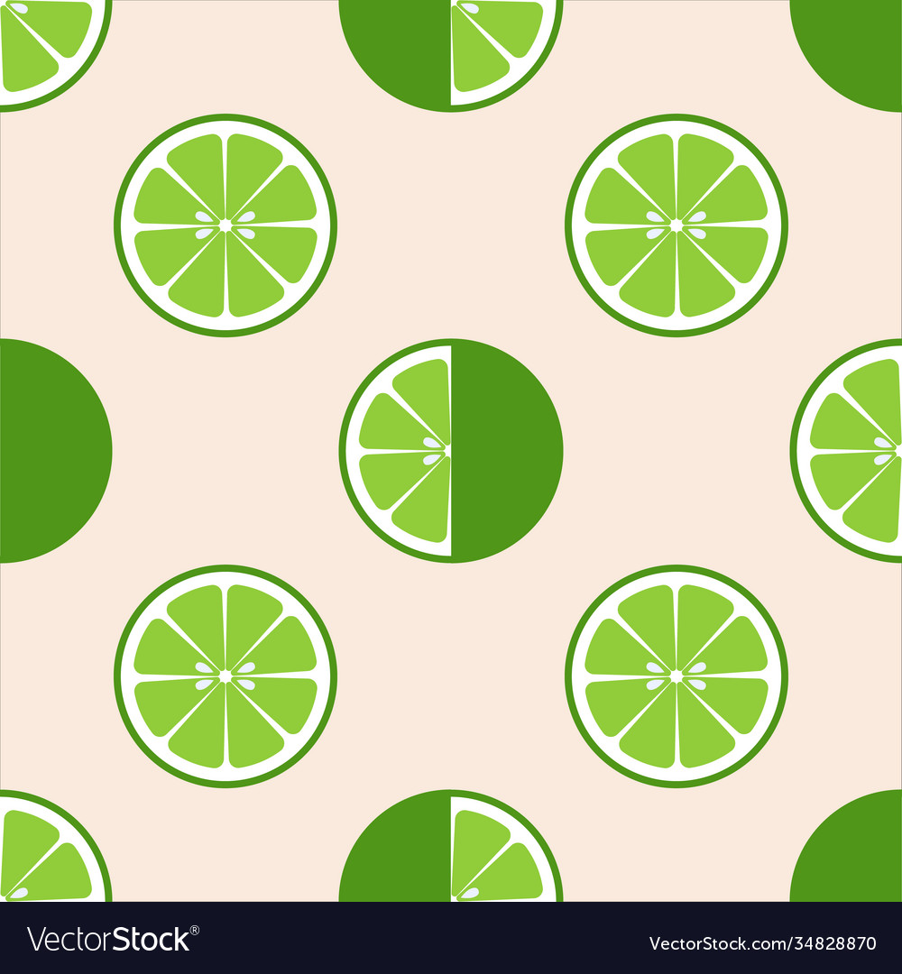 Seamless pattern slices and half
