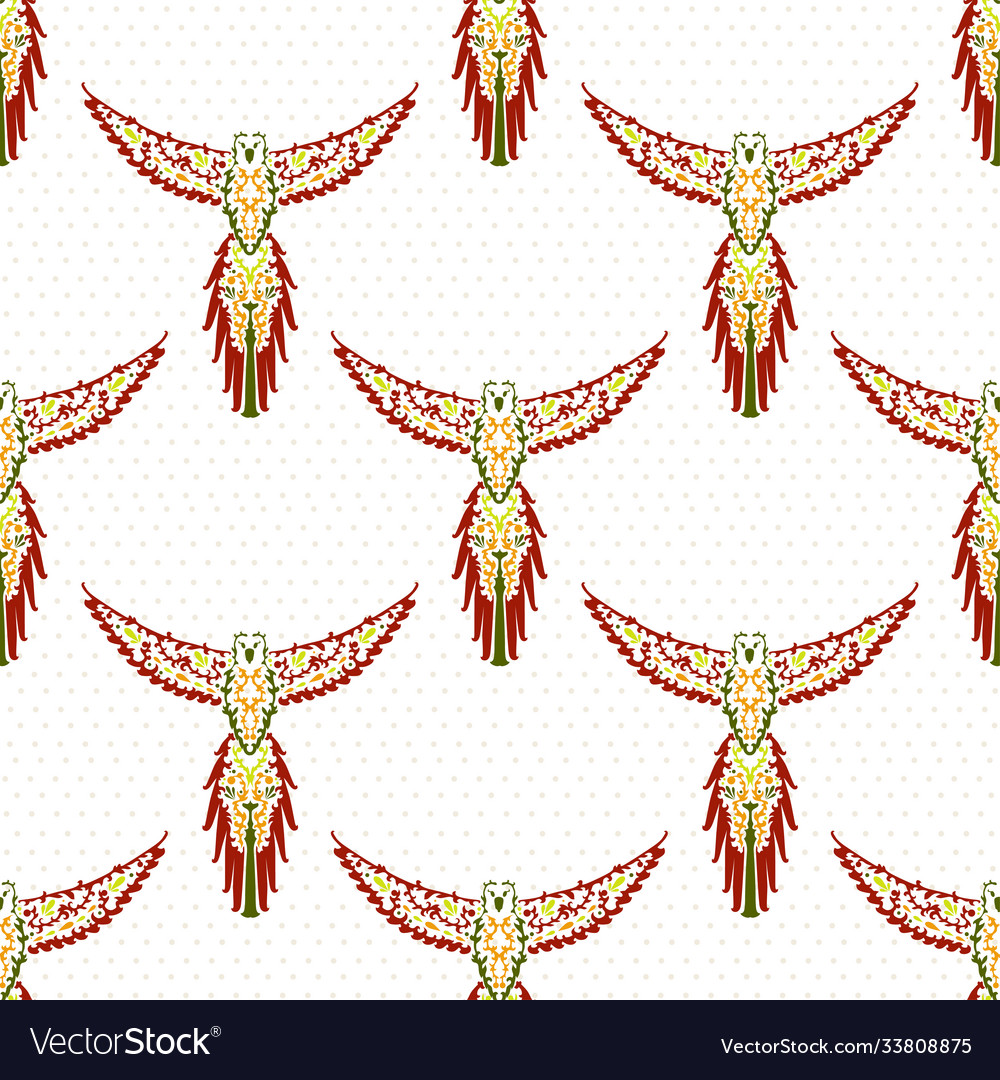 Bird seamless pattern