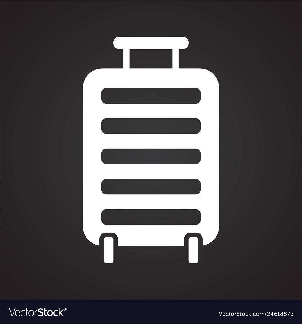 Case icon on background for graphic and web design vector image Case icon on background for graphic and web design