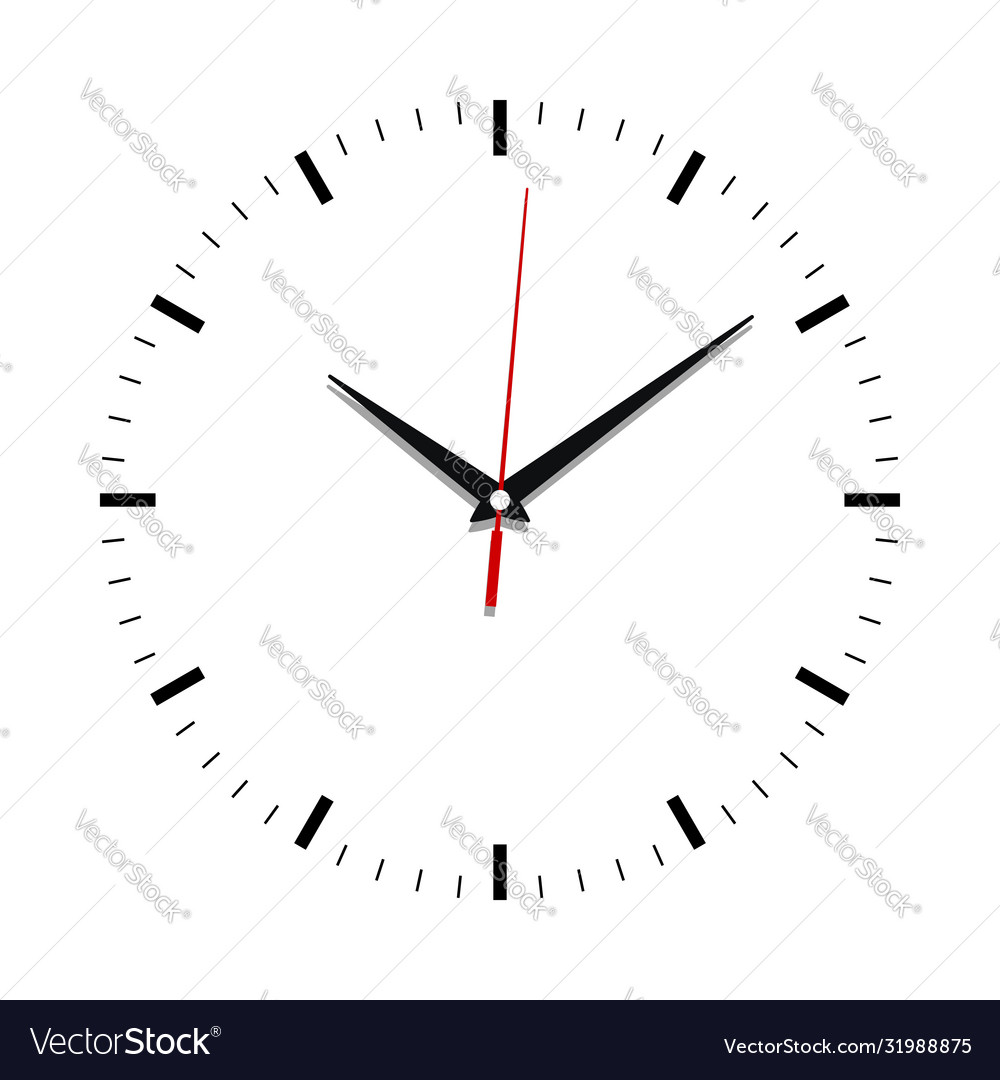 Clock Royalty Free Vector Image - VectorStock