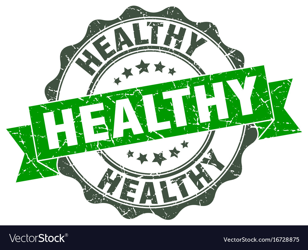 Healthy stamp sign seal