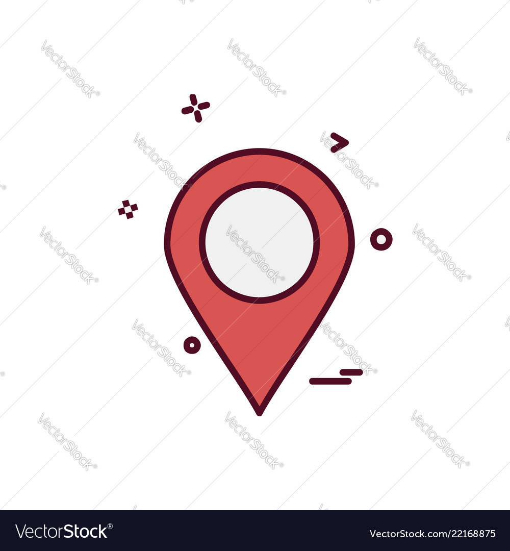 Navigation icon design vector image Navigation icon design