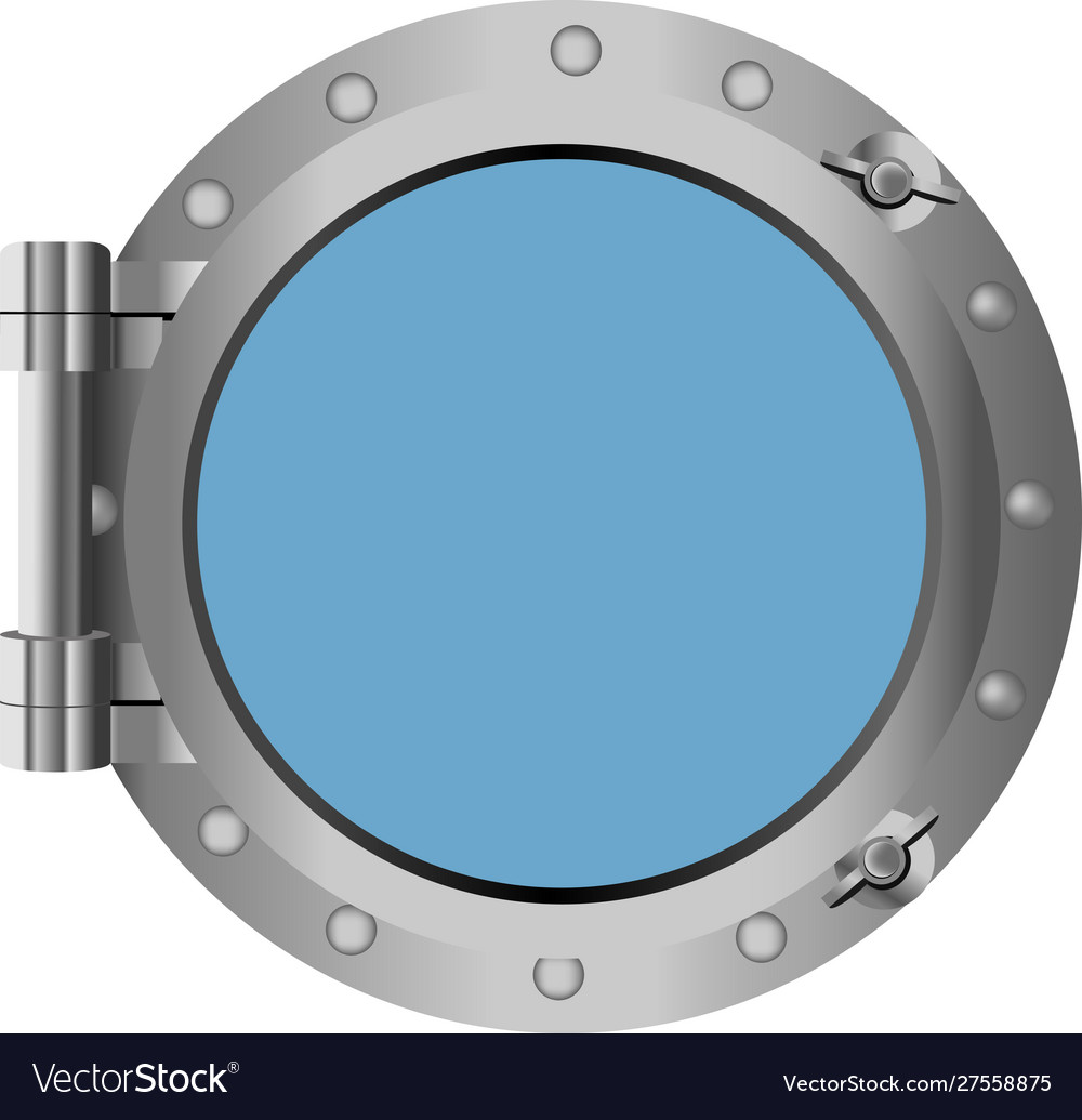 Round window porthole a ship