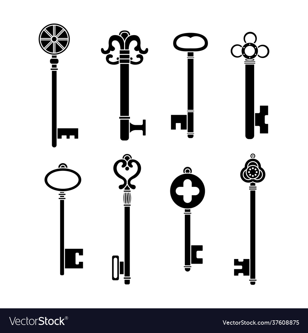 Set retro keys in simple style
