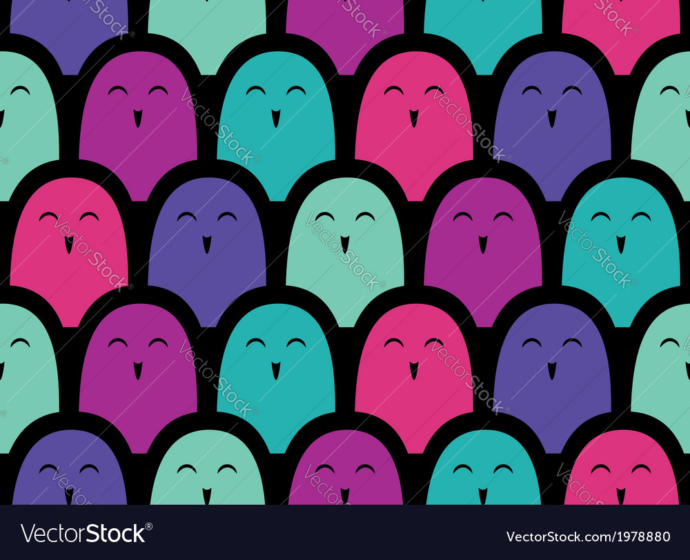 Colorful simple pattern crowd