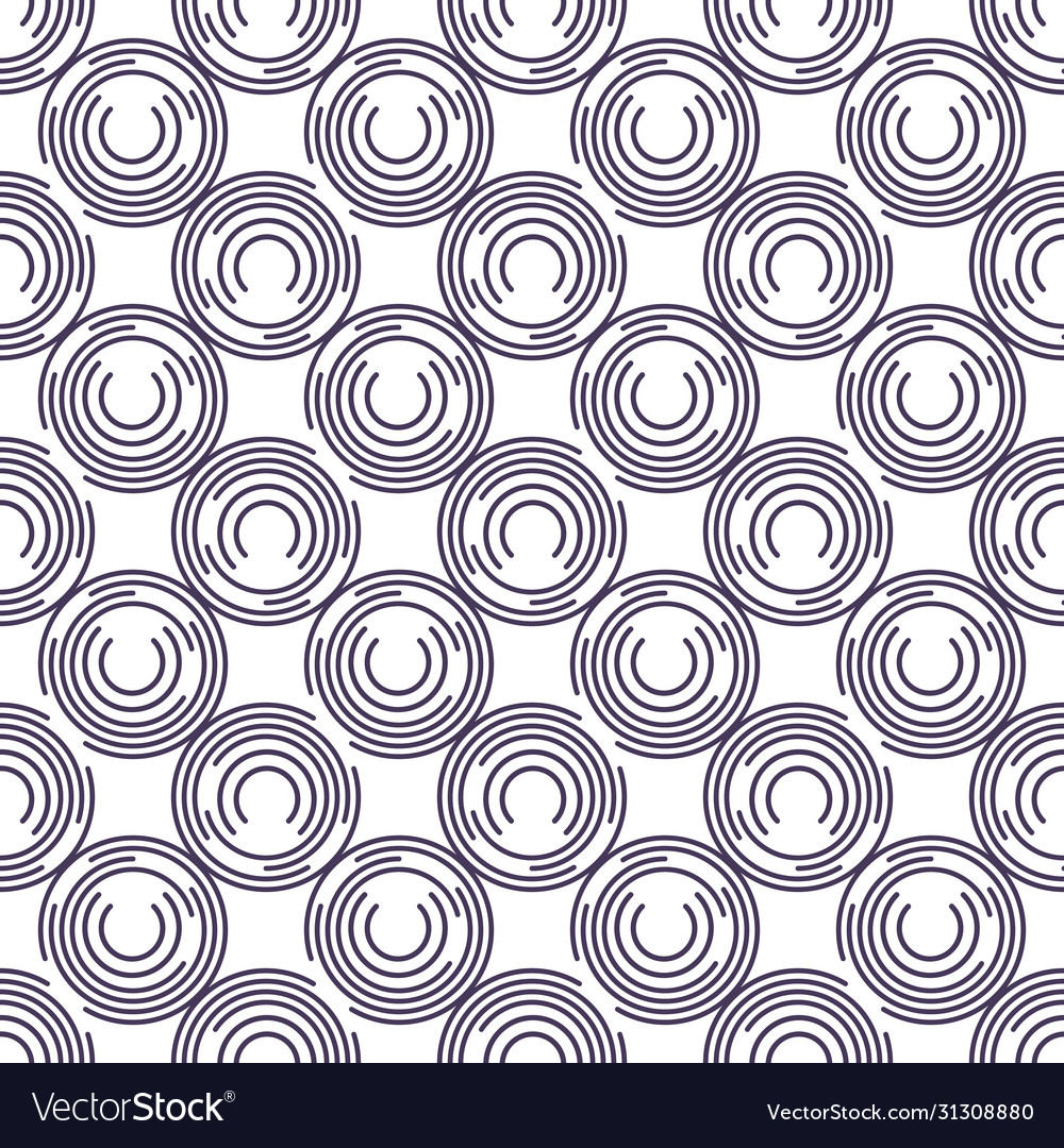 Futuristic circless seamless abstract pattern