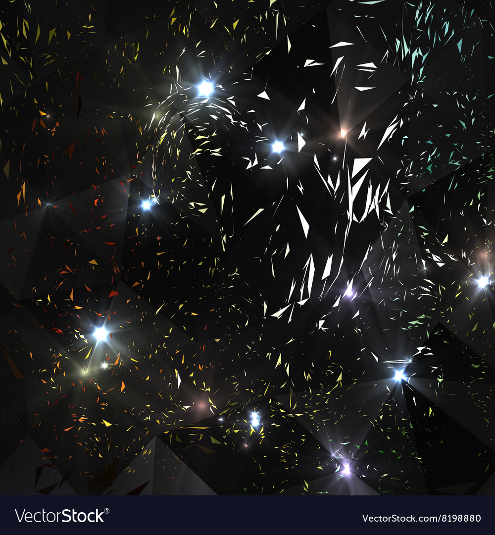 Galactic background of random triangles