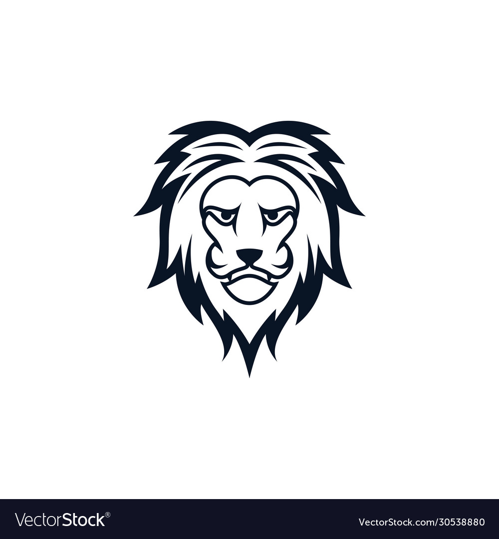 Lion head icon Royalty Free Vector Image - VectorStock