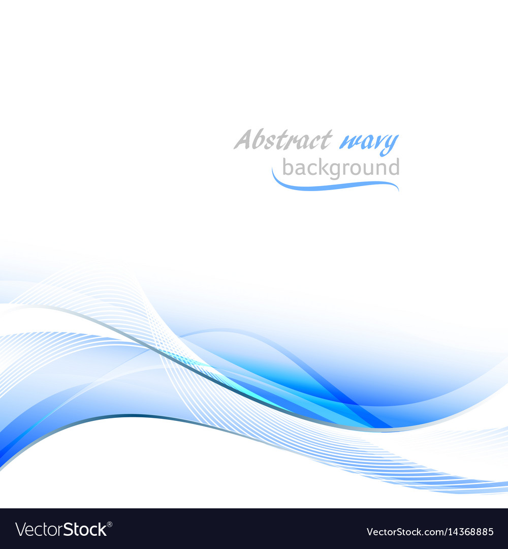 Abstract background with blue wavy pattern