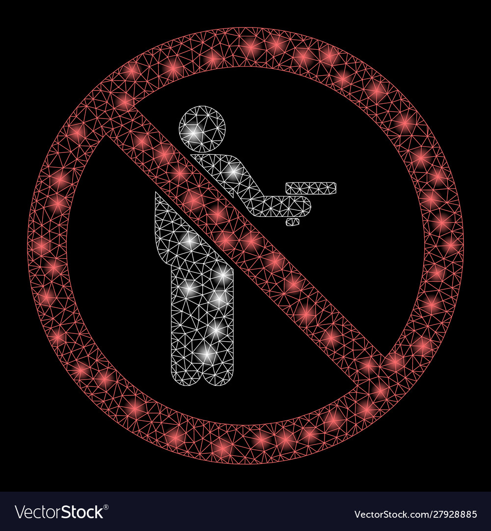 Flare mesh 2d no gun using with spots vector image Flare mesh 2d no gun using with spots