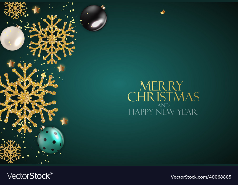 Holiday new year and merry christmas background vector image Holiday new year and merry christmas background