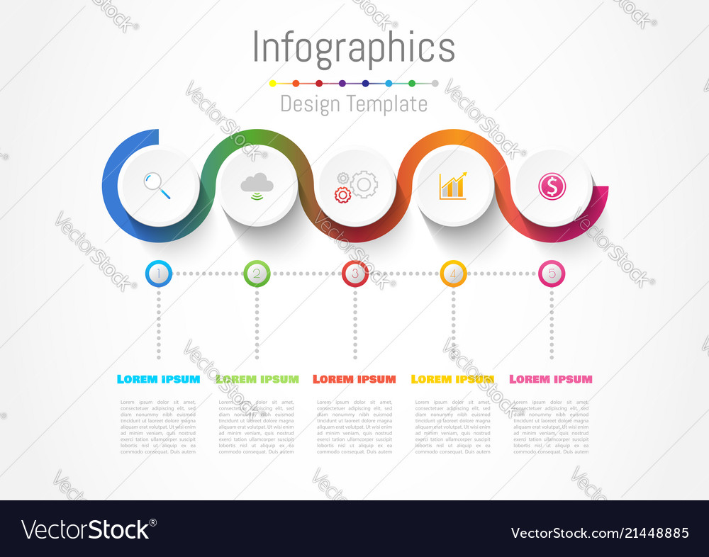 Infographic design elements for your business Vector Image