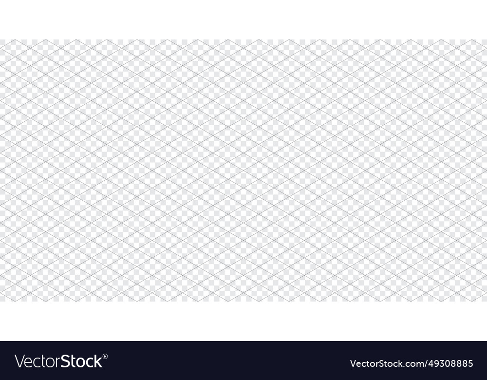 Isometric grid seamless pattern vector image Isometric grid seamless pattern