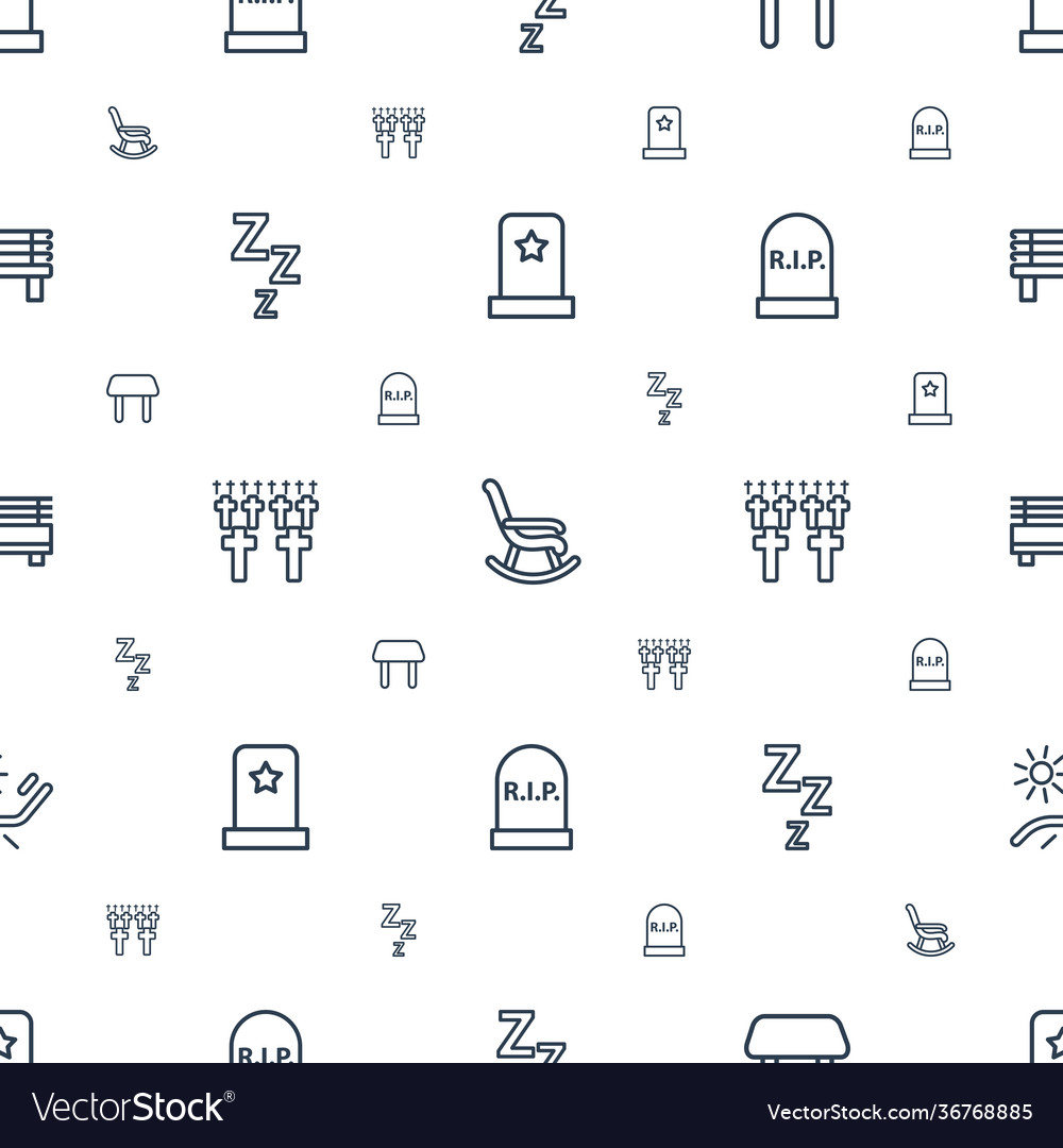 Rest icons pattern seamless white background