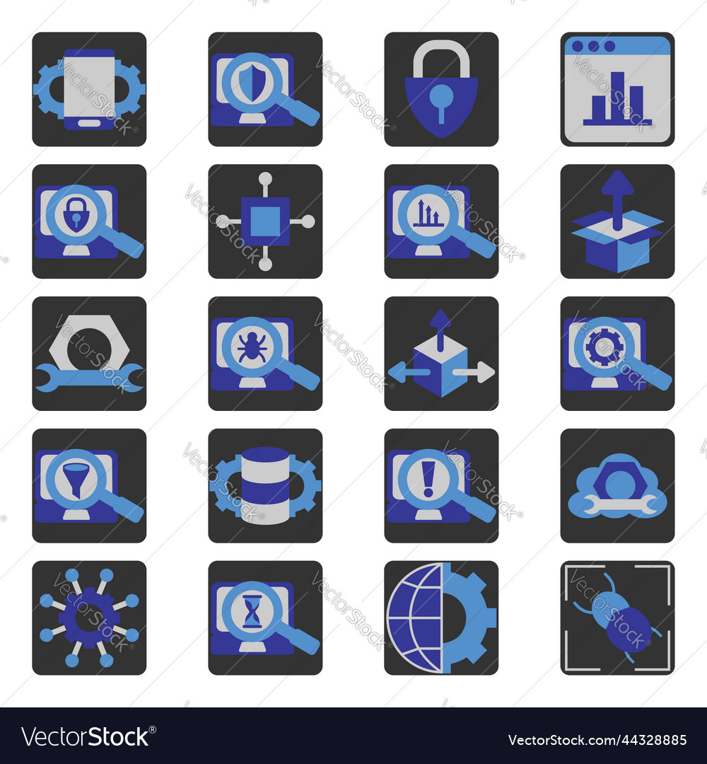 Software development on a white background