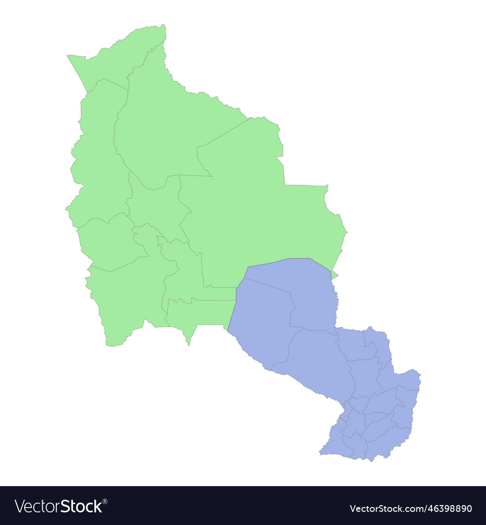 Bolivien Politische Karte