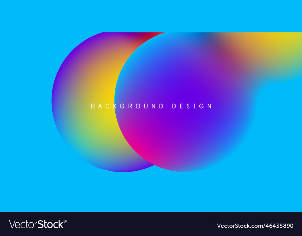 Colorful circle abstract background template