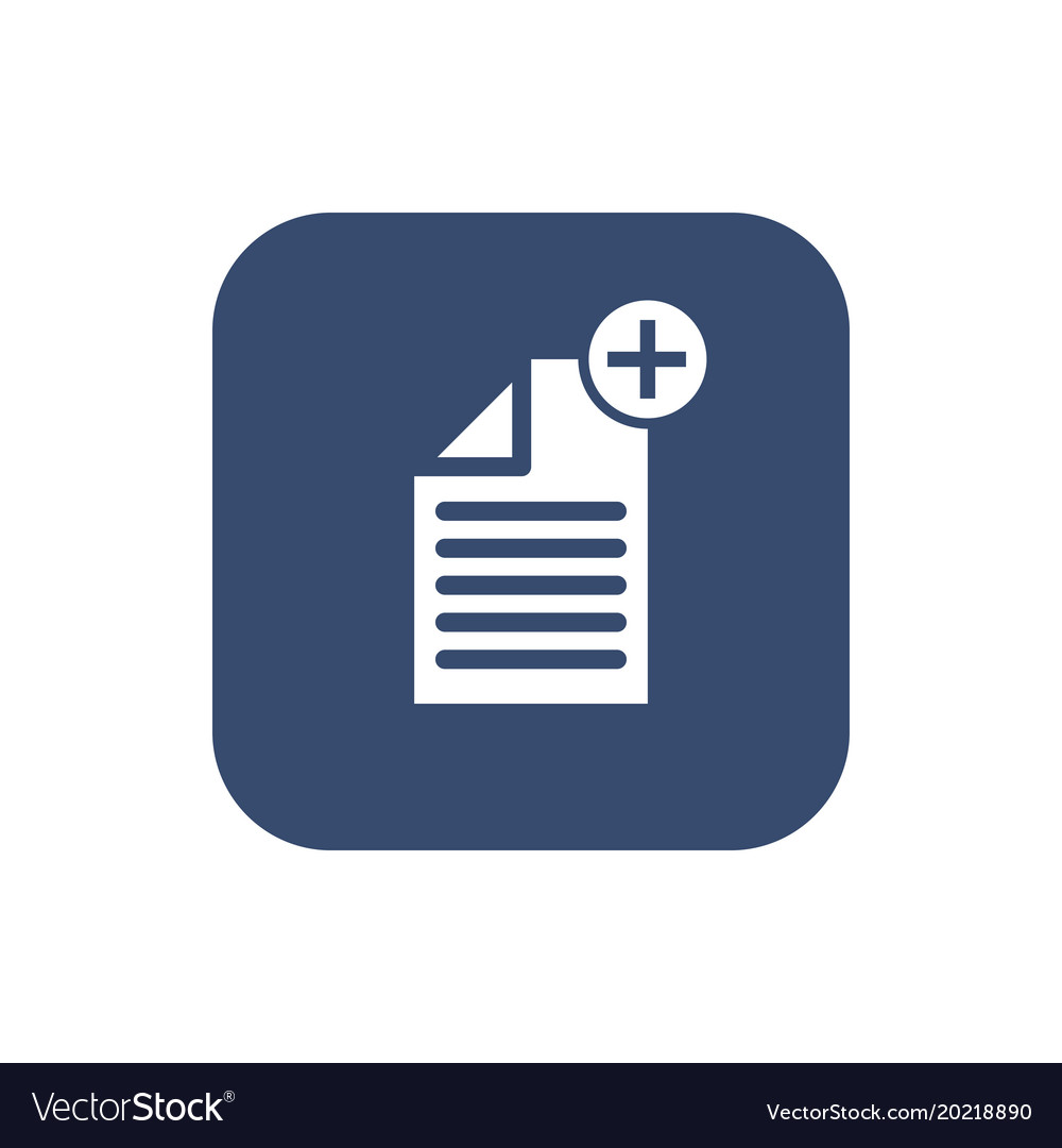 Create document- icon flat design