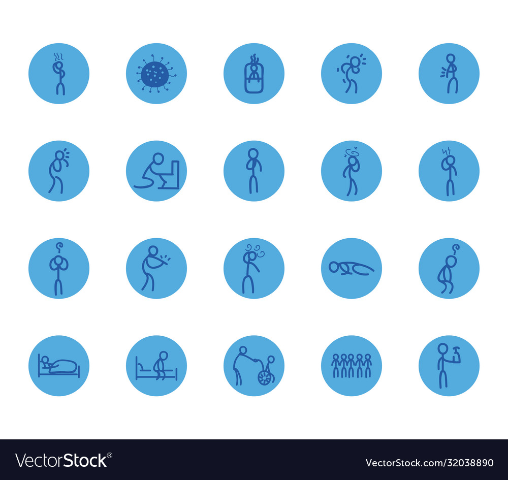 Medical care and covid19 19 virus block style icon