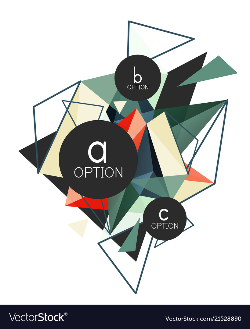 Triangle abstract background low poly