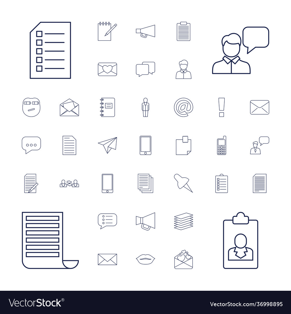 37 message icons