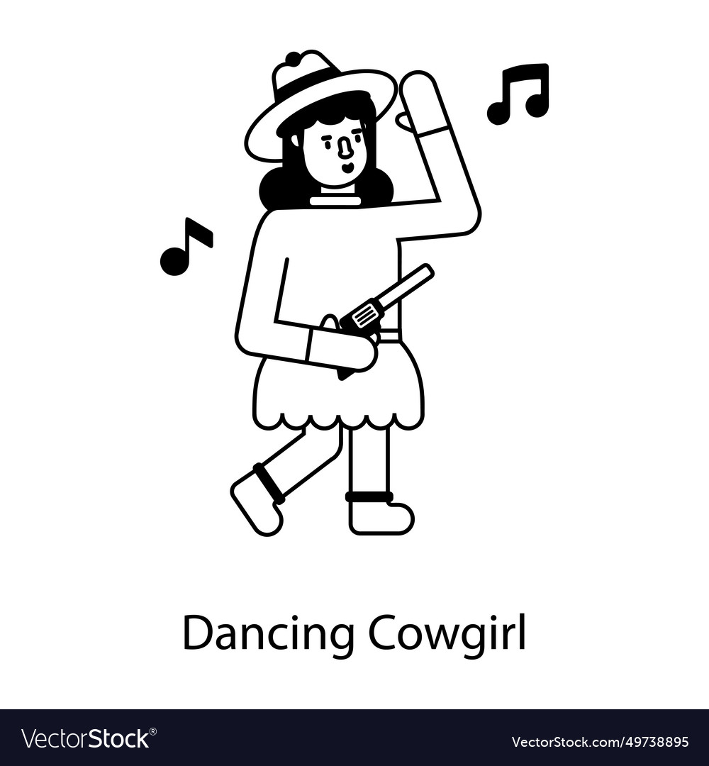 Dancing cowgirl