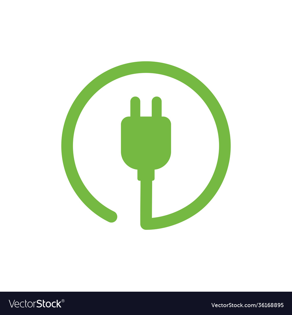 Electric car charge icon symbol ev charge station Vector Image