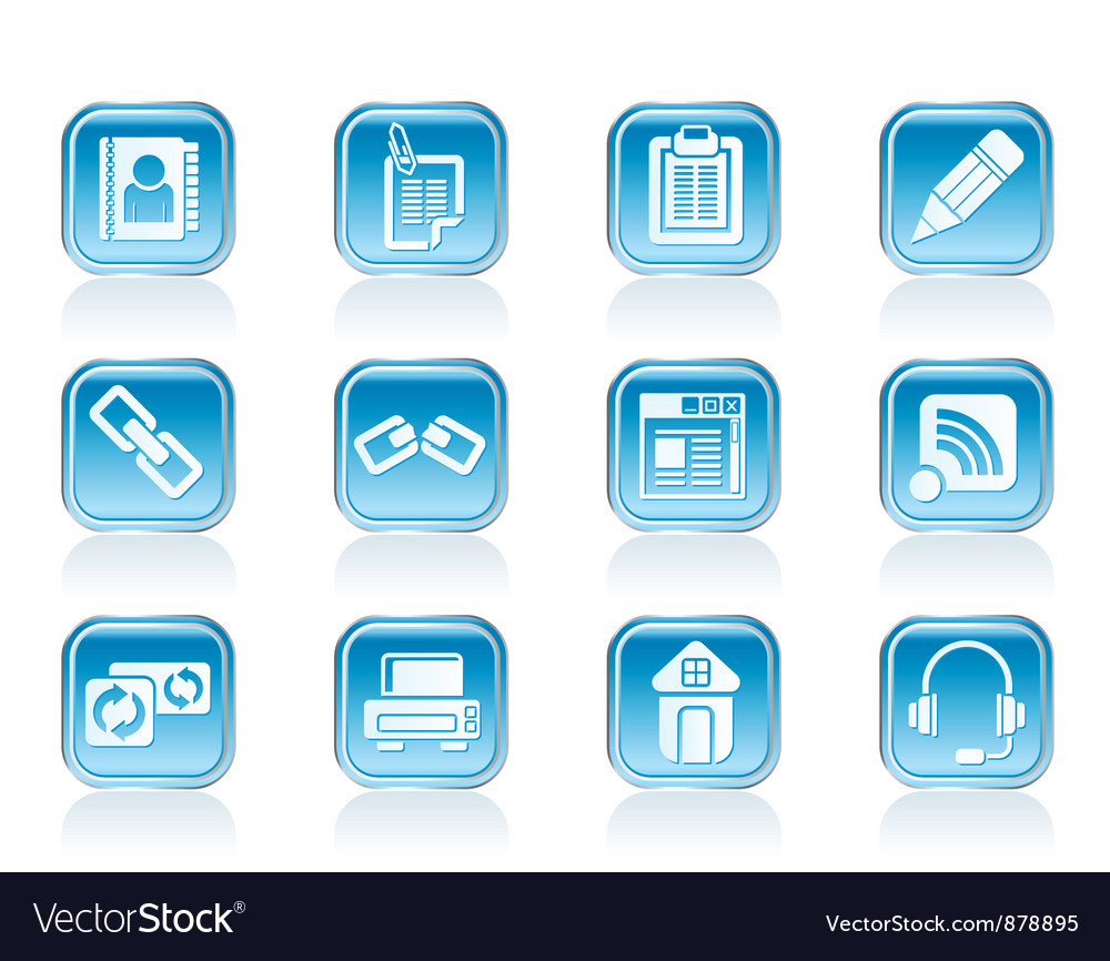 Internet and website icons
