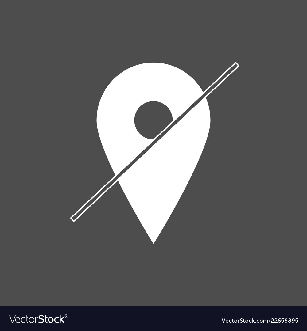 Map pointer icon location off gps