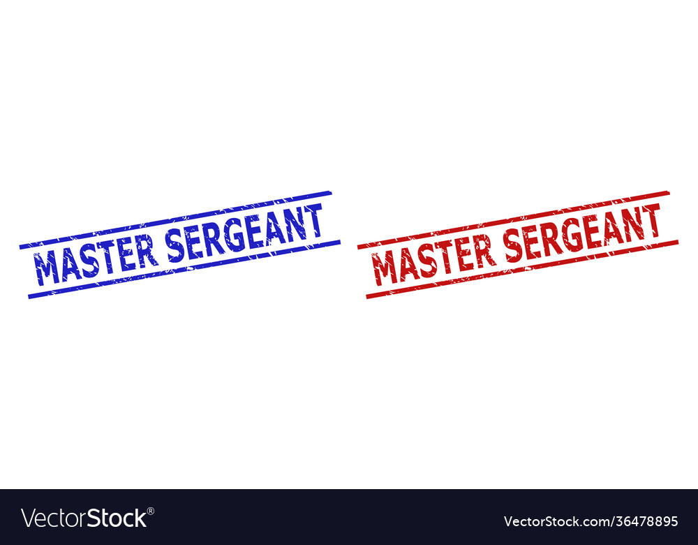 Master sergeant Wasserzeichen mit unreiner Textur