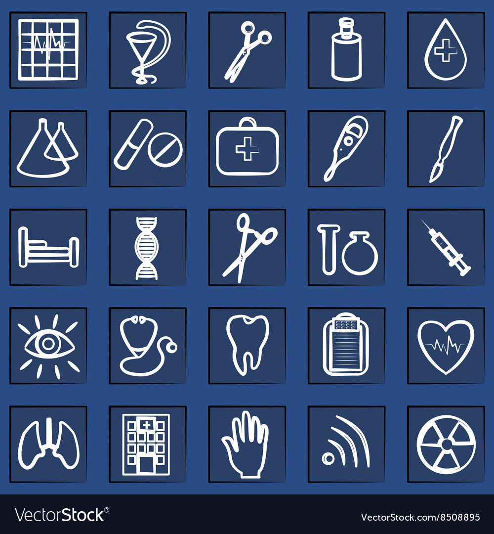 Medical icon set