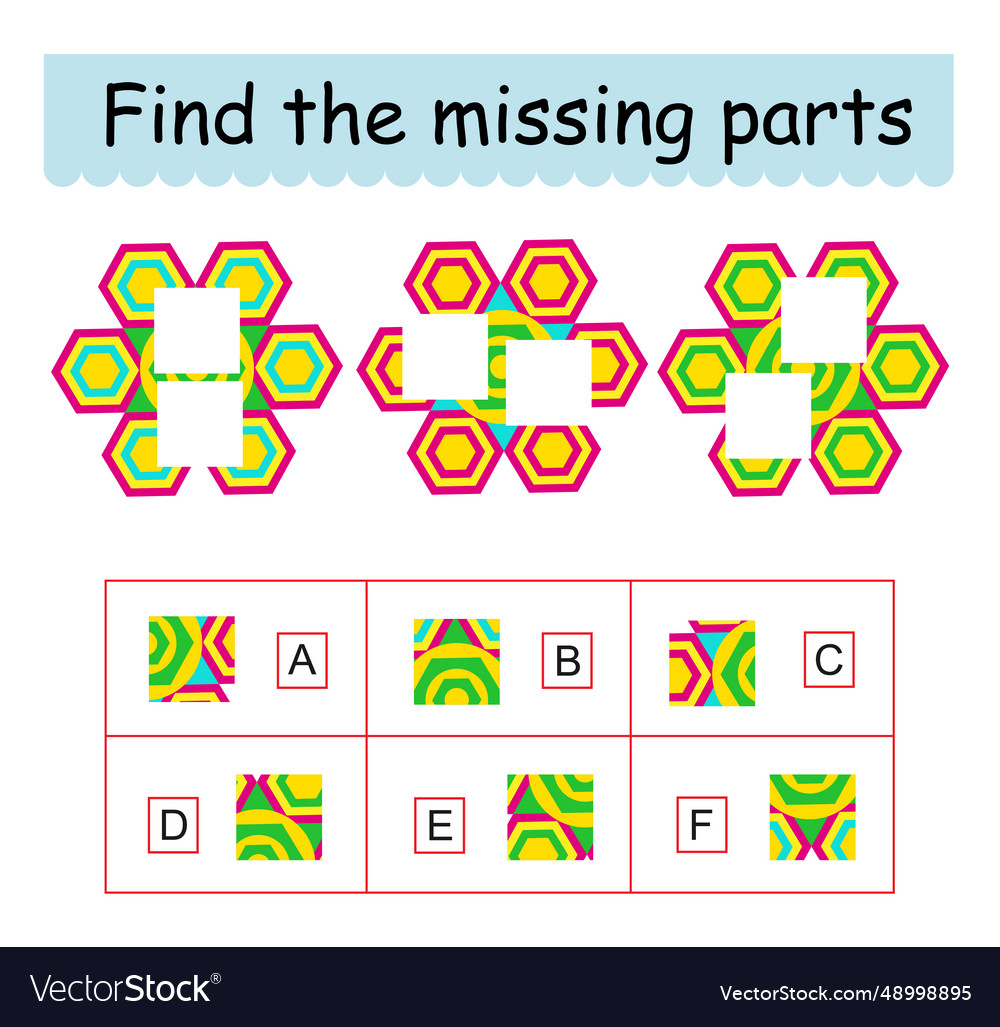 Mind game task for the development of logic vector image Mind game task for the development of logic