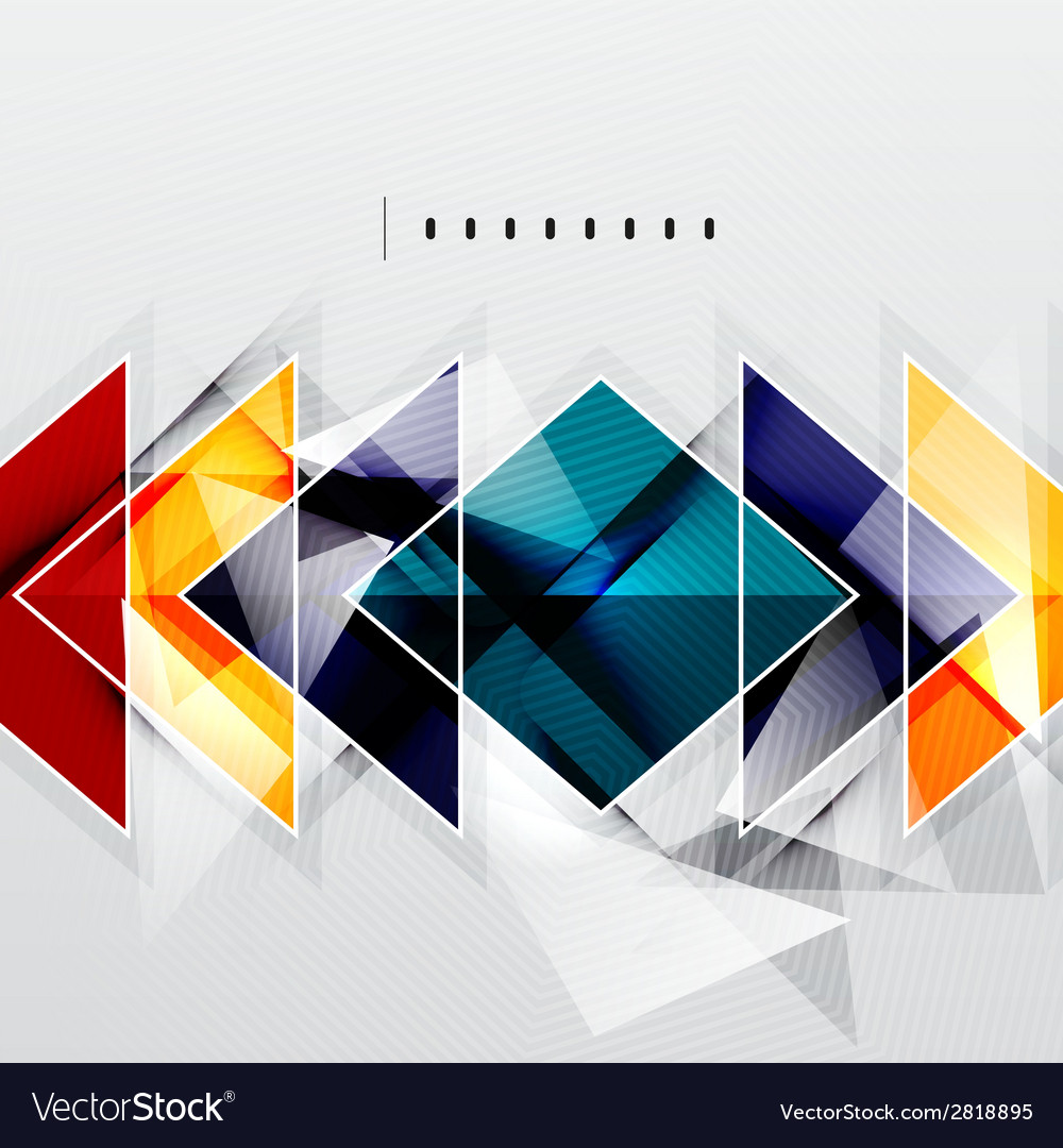 Squares and shadows - tech abstract background