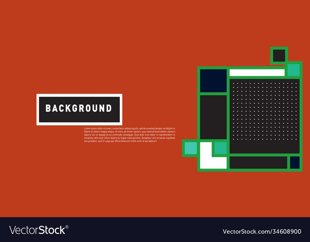 Abstract colorful rectangle background for banner Vector Image Abstract colorful rectangle background for banner