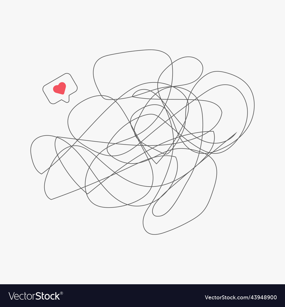 Doodle abstract tangled scribble random chaotic Vector Image Doodle abstract tangled scribble random chaotic