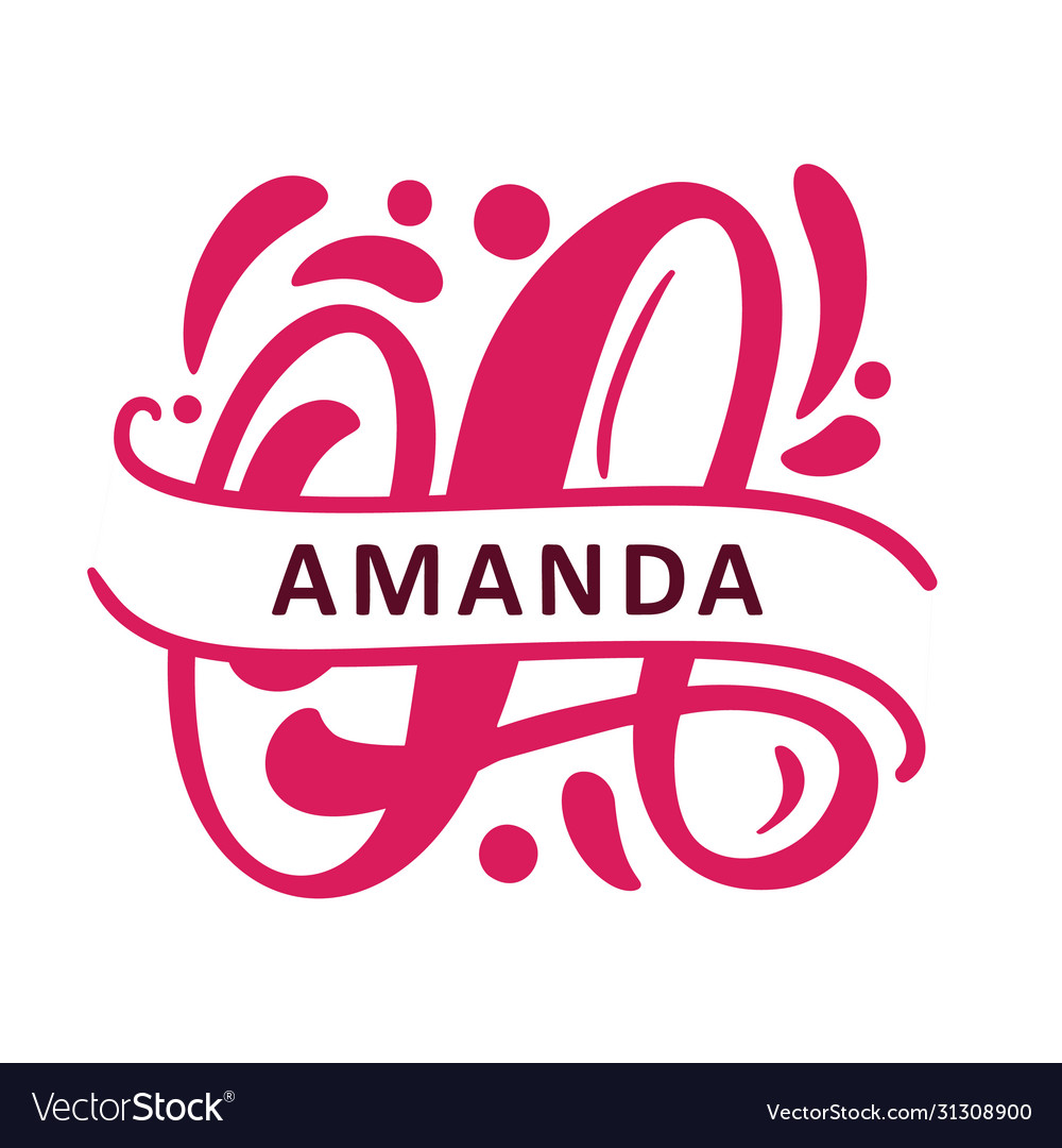 Elegant Calligraphic A Monogram