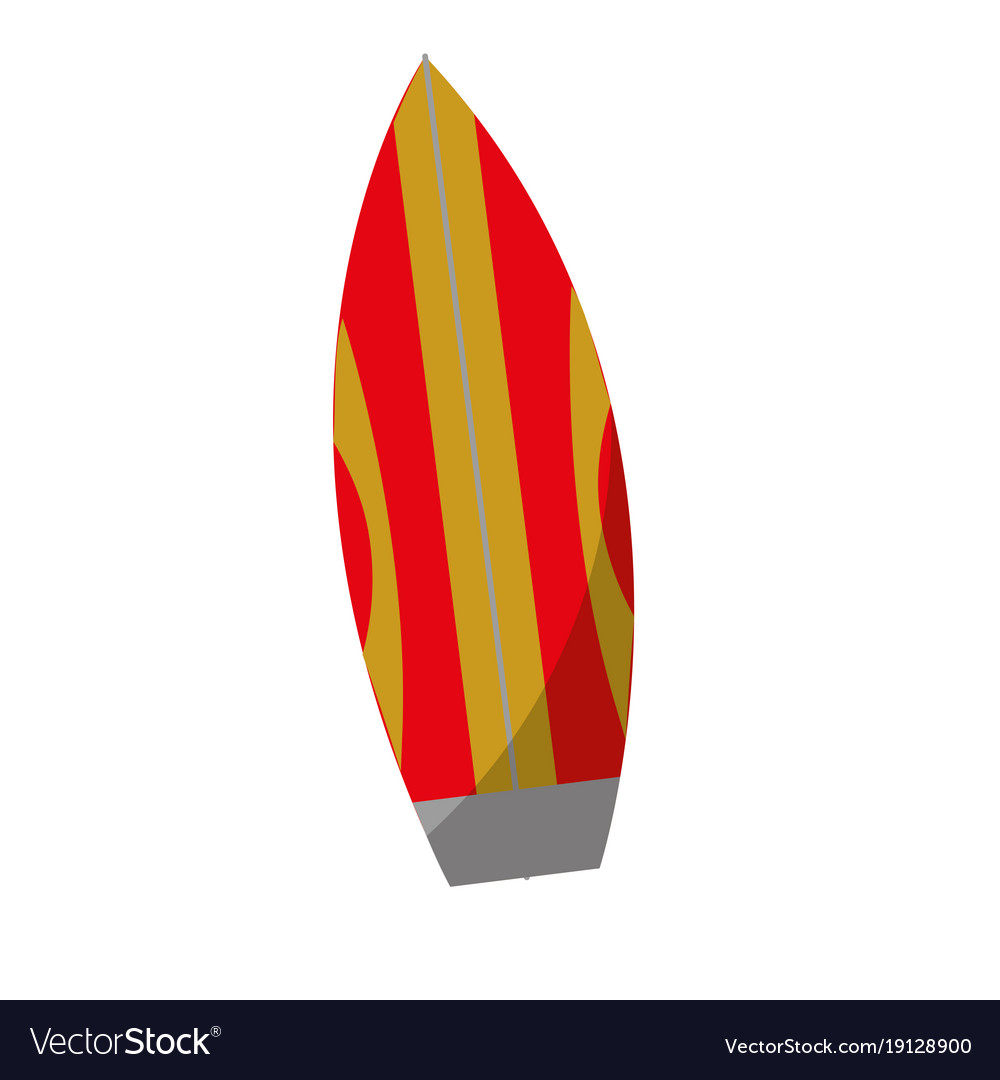 Isoliertes Surfboard Design