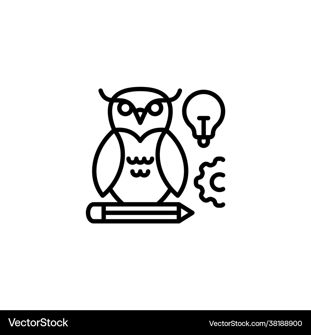 Smart solution icon in logotype Royalty Free Vector Image